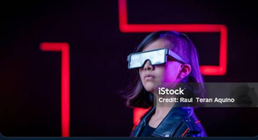 Gaming and metaverse illustration